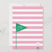 Baby shower de golf Invitation partielle (Dos)