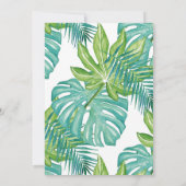 Baby shower de la jungle Invitation Baby shower tr (Dos)