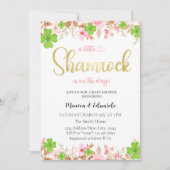 Baby shower de la Saint Patrick Invitation (Devant)