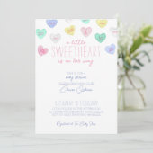 Baby shower de la Saint-Valentin Invitation (Debout devant)