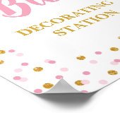 Baby shower de la station de décoration de Bib Sig (Coin)