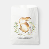 Baby shower de lapin doux Favoriser les sacs (Devant)