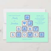 Baby shower de lit pour couples Invitation pour un (Devant)