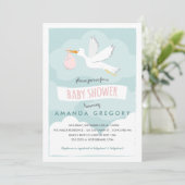 Baby shower de livraison sucrée Invitation (Debout devant)