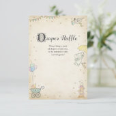 Baby shower de livre d'histoire Déchets Carte Raff (Debout devant)