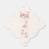 Baby shower de l'ours en peluche Ballotins (Déplié)