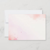 Baby shower de Merci de fleurs de cerisier d'aquar (Dos)