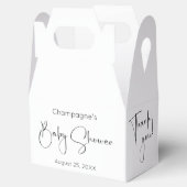 Baby shower de Merci de  moderne Ballotins (Ouvert)