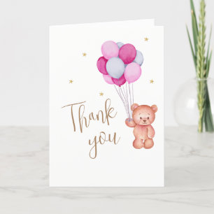 Baby shower de Merci en rose Teddy