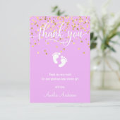 Baby shower de MERCI or Lavender personnalisé FILL (Debout devant)