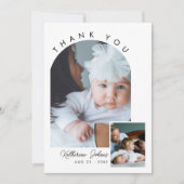 Baby shower de Merci photo minimal moderne Arch 2 (Devant)