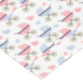 Baby shower de nappe à puces bleu et PInk Baby Bug (Angle)