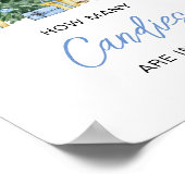 Baby shower de Noël Combien de bonbons Poster (Coin)