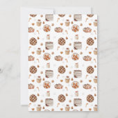 Baby shower de Noël d'hiver Carte Numéro de tablea (Dos)