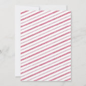 Baby shower de Noël fantastique Invitation (Dos)