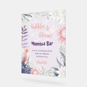 Baby shower de panneau Enchanted Lavender Drink (Angle)