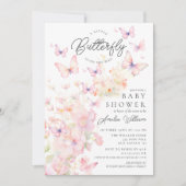 Baby shower de papillons Whimsical Invitation (Devant)