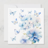 Baby shower de papillons Whimsical Invitation (Dos)