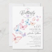 Baby shower de papillons Whimsical Invitation (Devant)