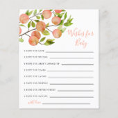 Baby shower de Pêche désirs pour la carte bébé (Devant)