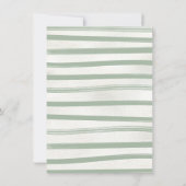 Baby shower de plage Tropical Hammock Invitation (Dos)