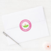 Baby shower de pois doux Favoriser Balise Sticker (Enveloppe)