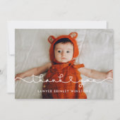 Baby shower de police du coeur jote connecte merci (Devant)