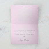 Baby shower de poupée Kokeshi Merci personnalisé (Intérieur)