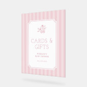 Baby shower de poussette de bébé mignonne Preppy I (Angle)