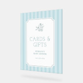 Baby shower de poussette de bébé mignonne Preppy I (Angle)