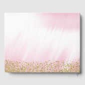 Baby shower de princesse afro-américaine Livre d'o (Verso)