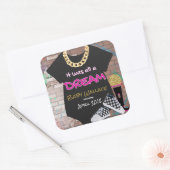 Baby shower de retour arrière Hip hop Sticker de p (Enveloppe)