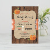 Baby shower de révélation de genre Invitation Citr (Debout devant)