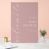 Baby shower de script de calligraphie élégant (Mariage)