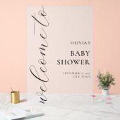 Baby shower de script de calligraphie élégant (Mariage)