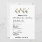 Baby shower de Slogan mignon Devant Invitation du  (Devant)