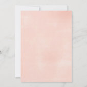 Baby shower de thé Invitation Jardin Floral (Dos)