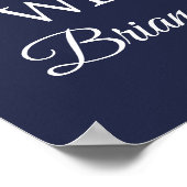 Baby shower de tournesols Affiche de bienvenue Rus (Coin)