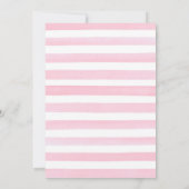 Baby shower de vêtements pour bébés Invitation pou (Dos)