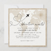 Baby shower de voyage Adventure Await Invitation (Devant)