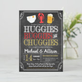 Baby shower d'ébullition de l'écrevisse Invitation (Debout devant)