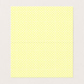 Baby shower d'éléphant jaune et gris | Cartes (Intérieur déplié)