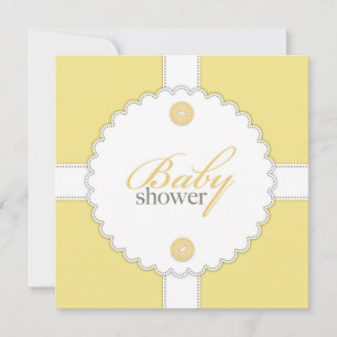 Baby shower Dental Flat Invitation Kaart