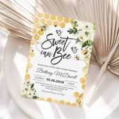 Baby shower des abeilles Invitation neutre