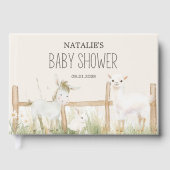 Baby shower des animaux de ferme Meadow Friends (Recto)