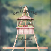 Baby shower des fermiers roses Bienvenue (Neutre)