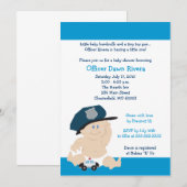BABY SHOWER des flics de POLICE Invitation 5x7 (Devant / Derrière)