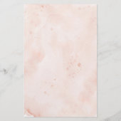 Baby shower des prédictions et des cartes de conse (Dos)