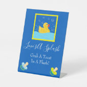 Baby shower des signes doux en caoutchouc Ducky (Recto)