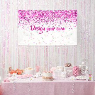Baby Shower Design Your Own Pink Spandoek